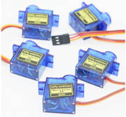 5 adet servo seti SG90